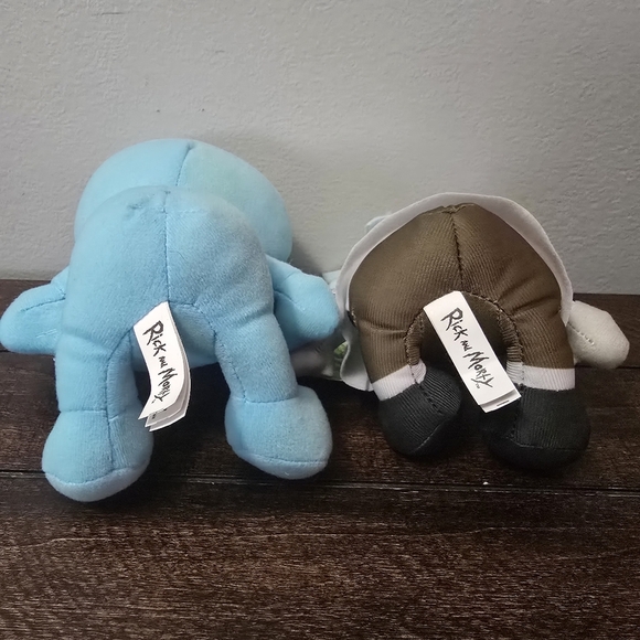 Two Rick And Morty Sanchez Mr Meeseeks Adult Swim Plush Toy Factory - Picture 7 of 10